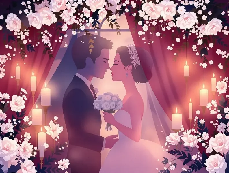 一线女星被曝隐婚生子，婚礼现场照流出全网炸锅 - 五一吃瓜网吃瓜爆料封面